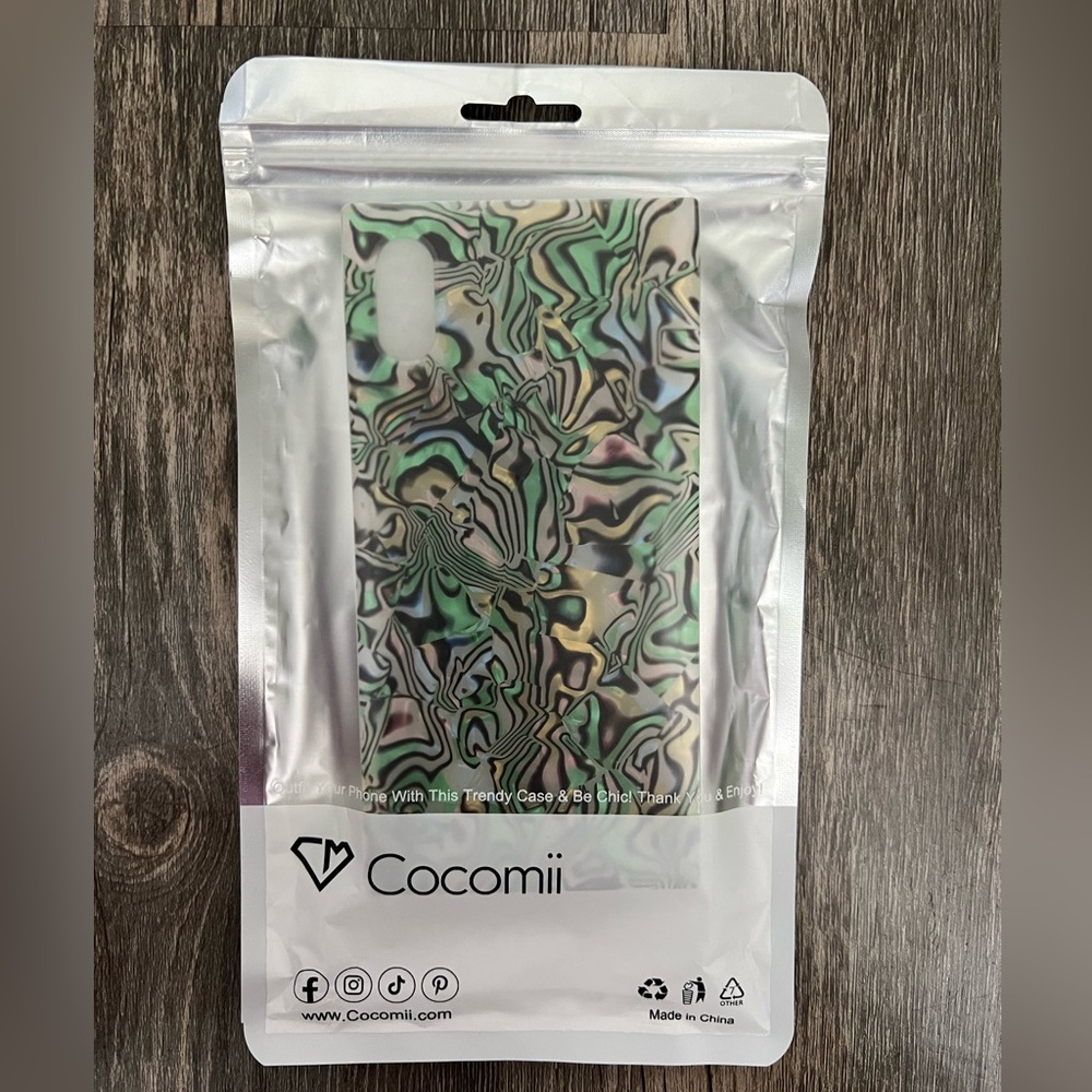 NEW Cocomii Square Phone Case IPhone XS in Pearl Crystal Jade